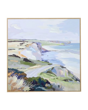 Morning Tide Framed Canvas, 80cm x 80cm - Anko