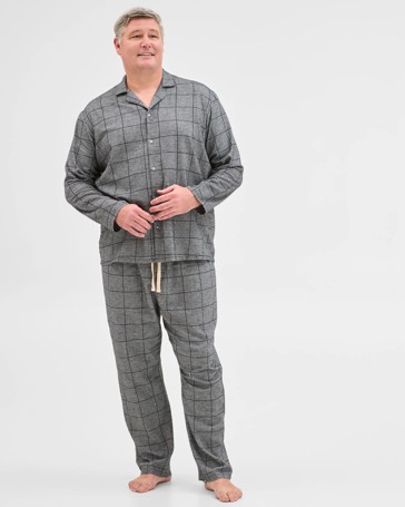Plus Size Flannelette Pyjama Set