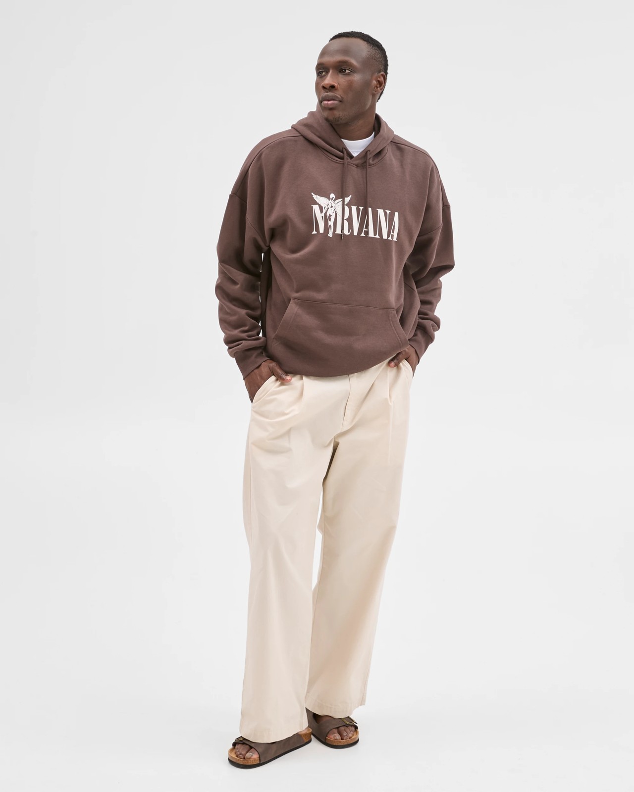 Nirvana Logo Australian Cotton Blend Graphic Hoodie 2 of 6