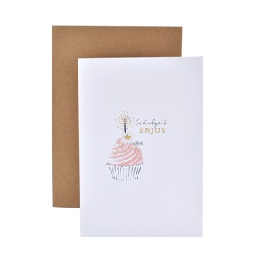 Hallmark Birthday Card - Indulge and Enjoy