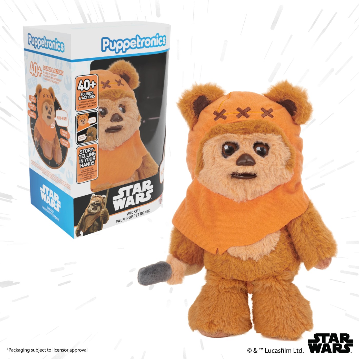 Star Wars Yoda & Wicket Palm Puppetronic - Assorted 3 of 5