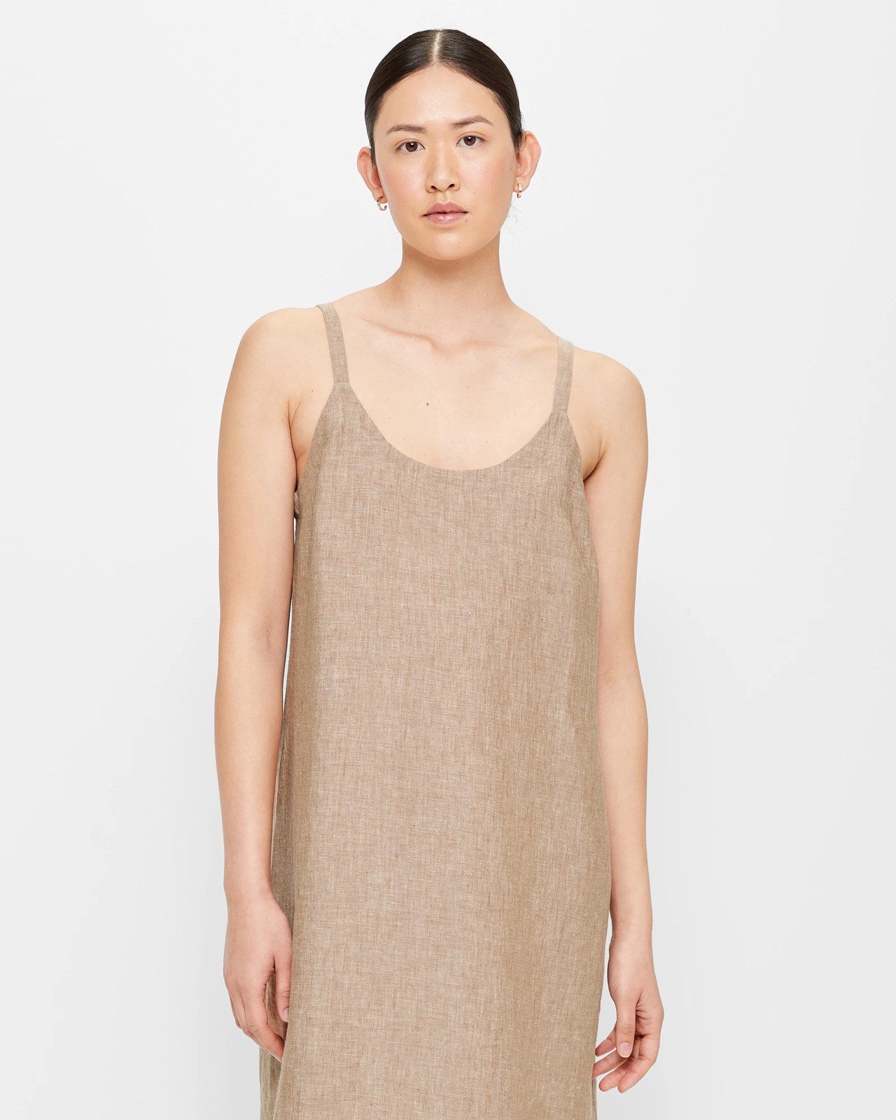 European Linen Cami Dress