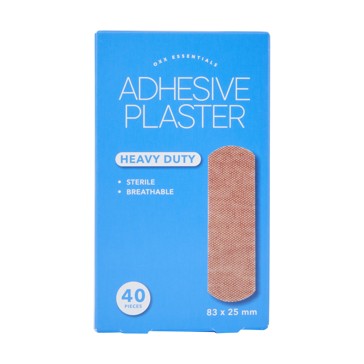 40 Piece Adhesive Plaster, Heavy Duty - OXX Essentials