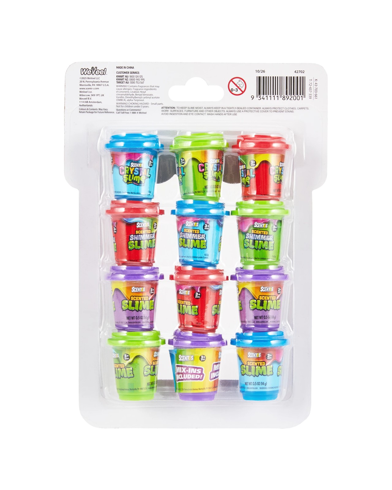 12 Pack Scentos Scented Slime 3 of 3