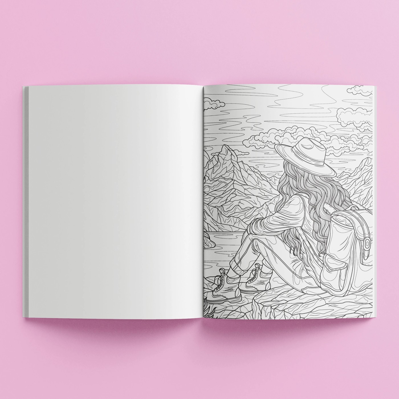 Mindwaves Calming Colouring: Escape - Book 4 of 5
