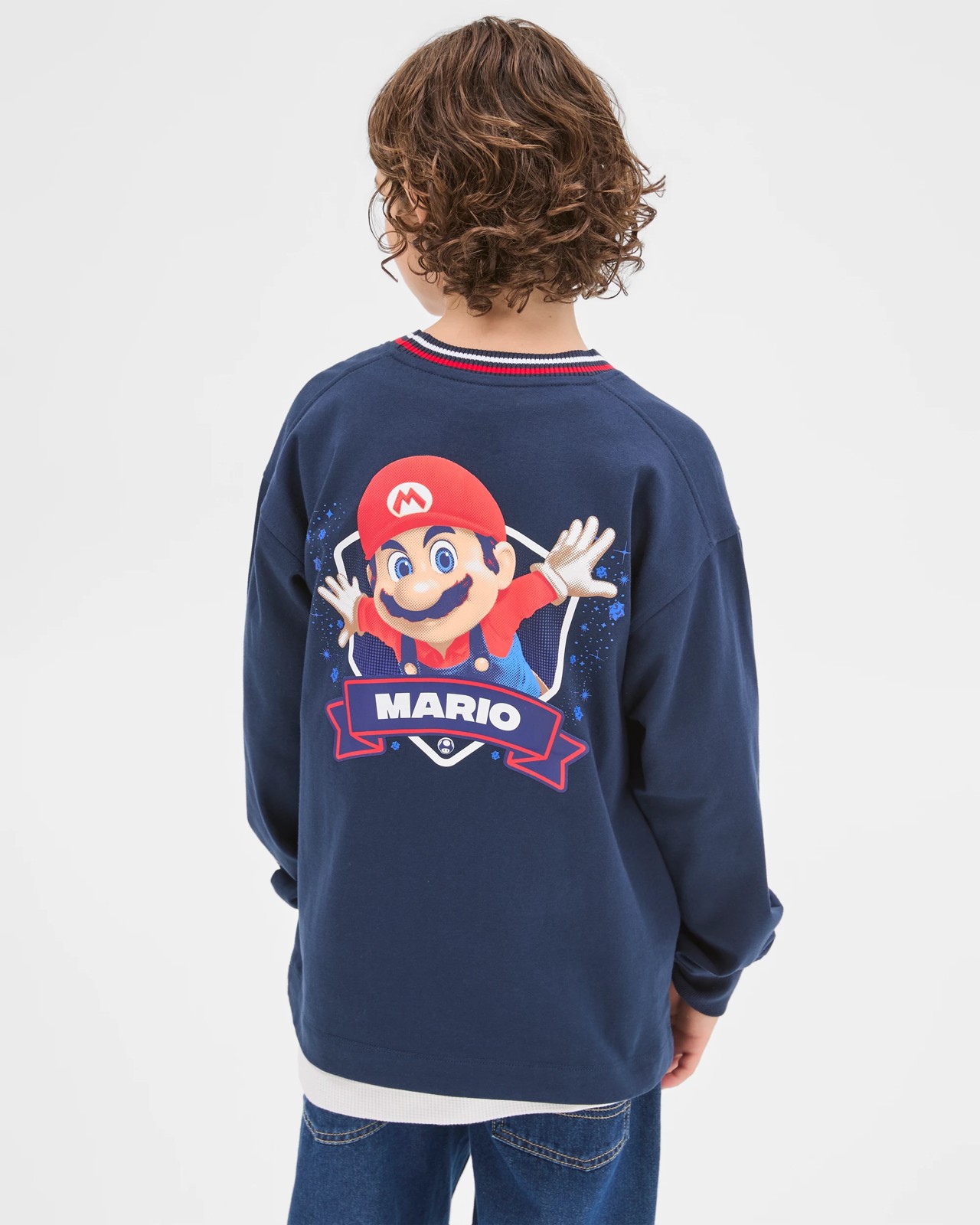 Super Mario Australian Cotton Long Sleeve T-Shirt 4 of 5