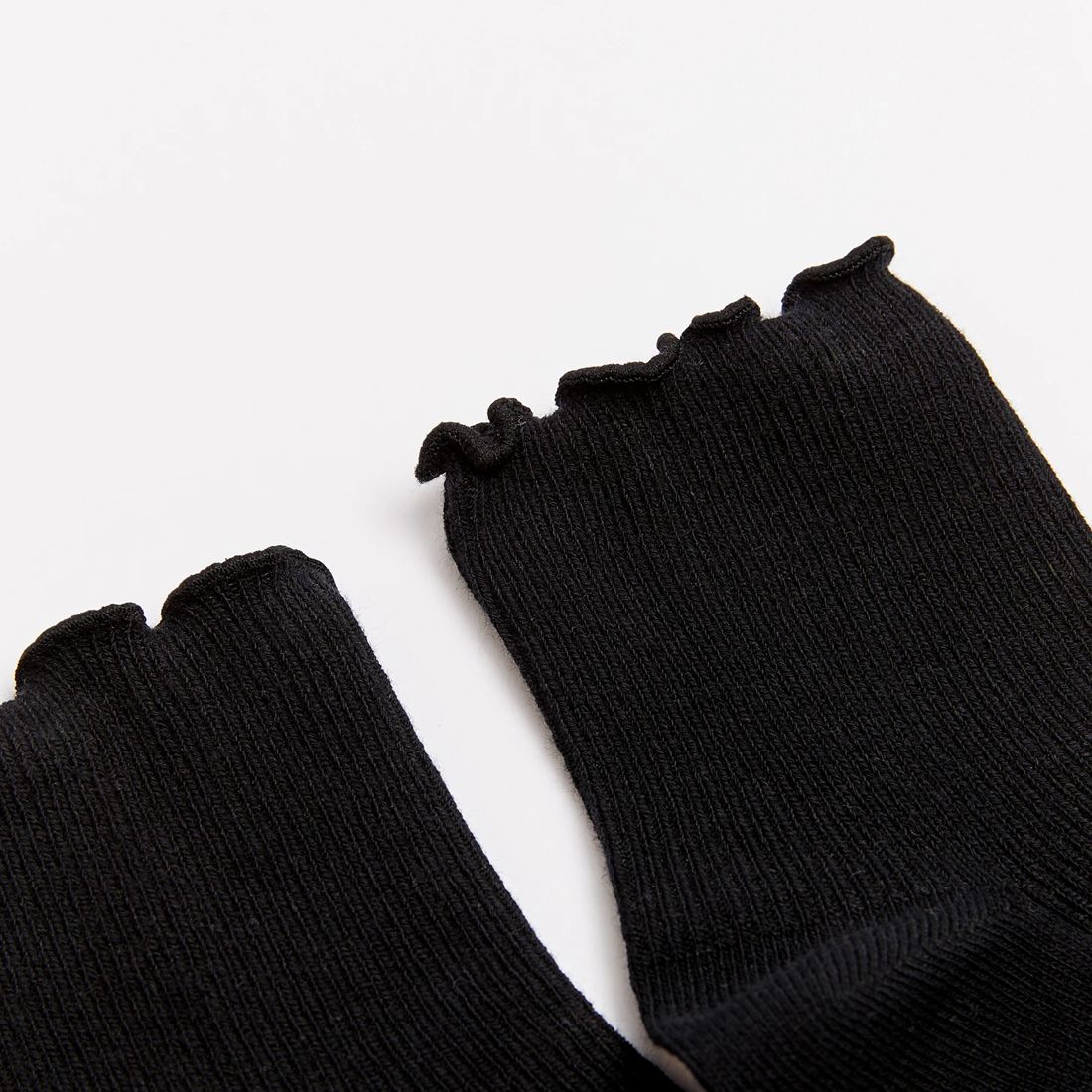 Quarter Crew Frill Socks ACLab Black Target Australia