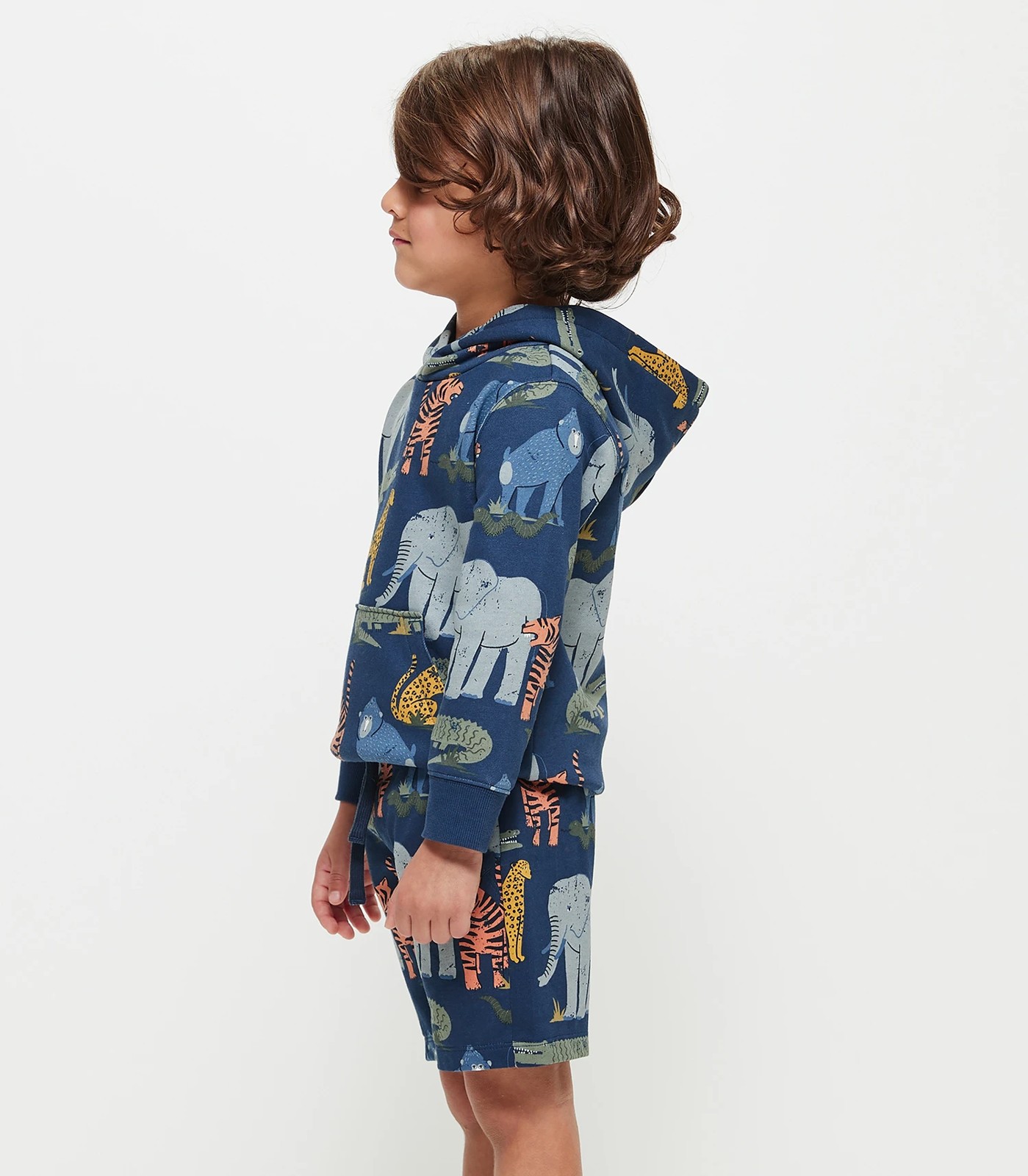 Jungle Print Sweat Shorts 6 of 6