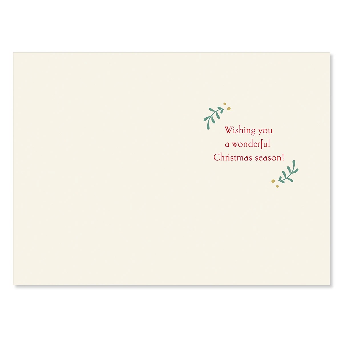 Hallmark Christmas Card - Vintage Ornament 2 of 3