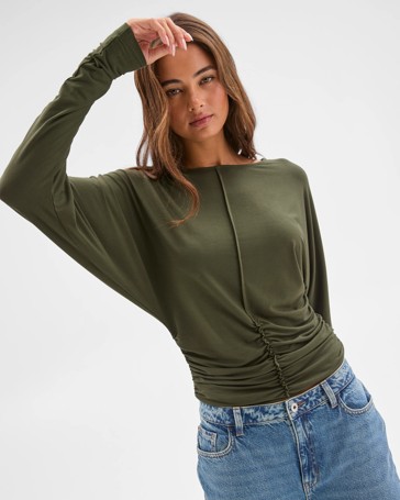 Lily Loves Long Dolman Sleeve Top