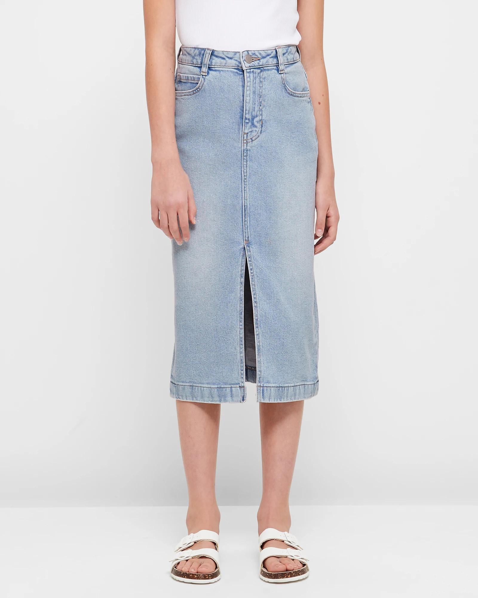 Midi Denim Skirt Target Australia