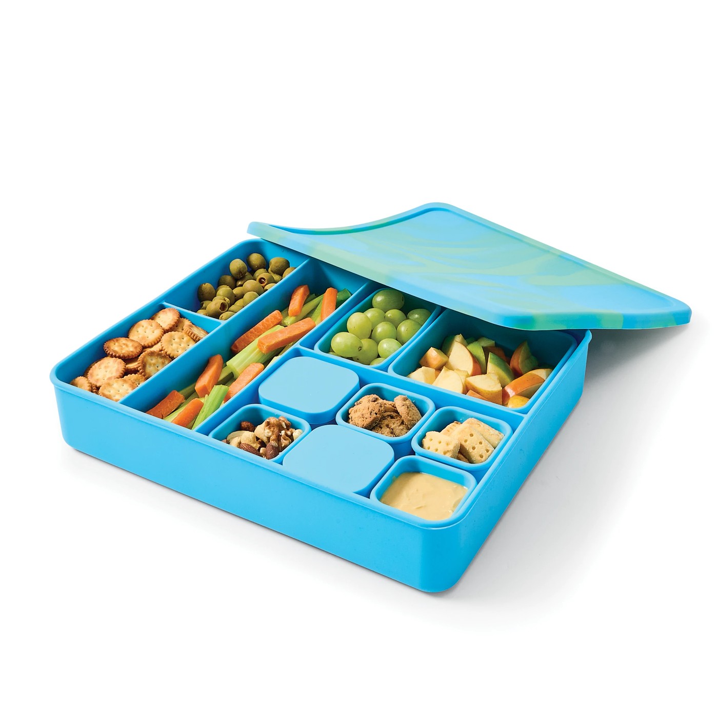 Silicone Snack Box - Blue 2 of 6