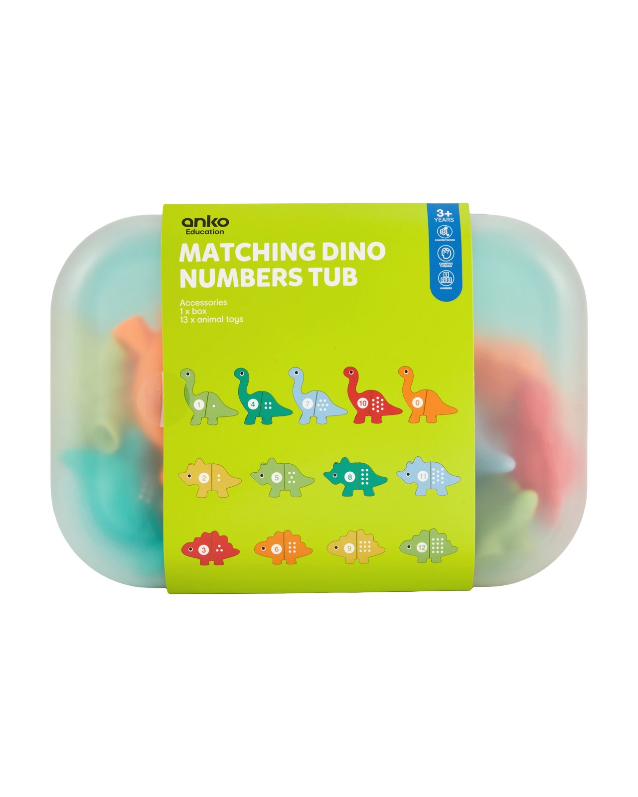 Anko Matching Dino Numbers Tub 5 of 5