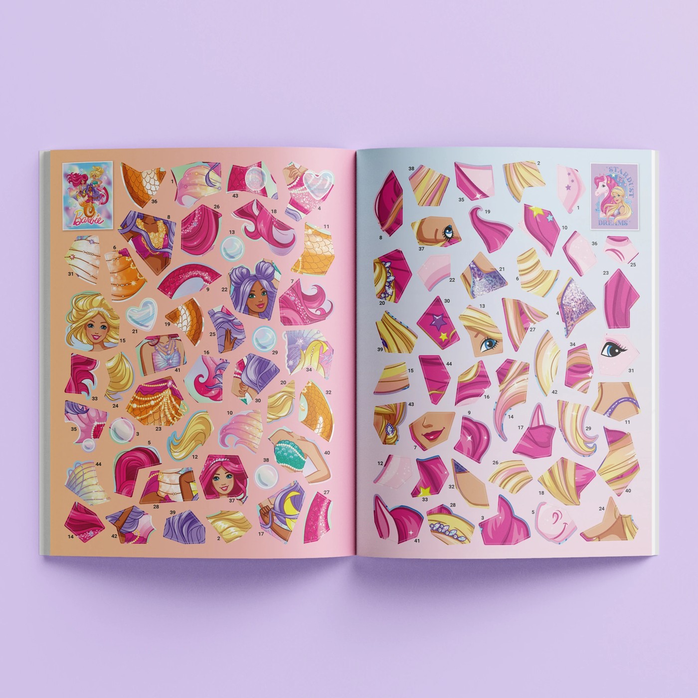 Kaleidoscope Barbie Sticker Mosaics - Book 4 of 5