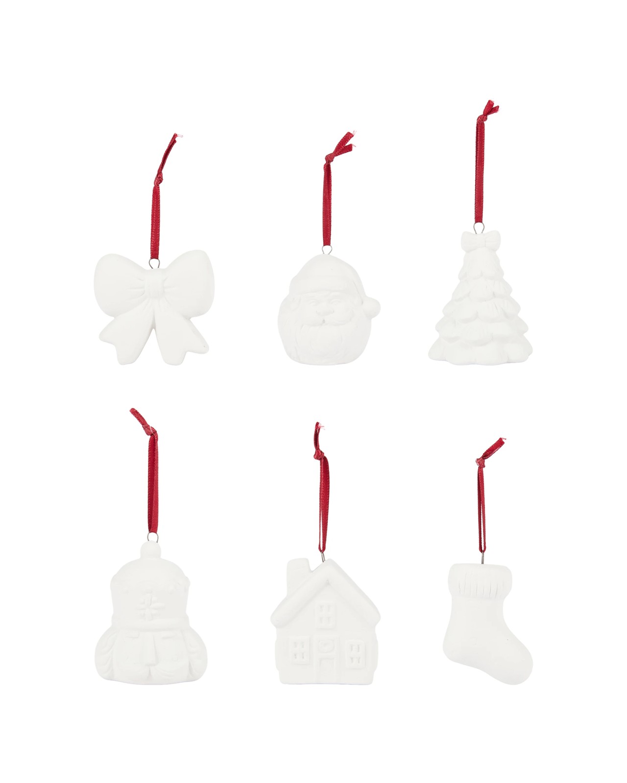 Anko Christmas Craft Paint Your Own Ceramic Ornaments 2 of 3