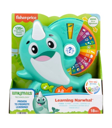 Fisher-Price Linkimals Interactive Learning Narwhal