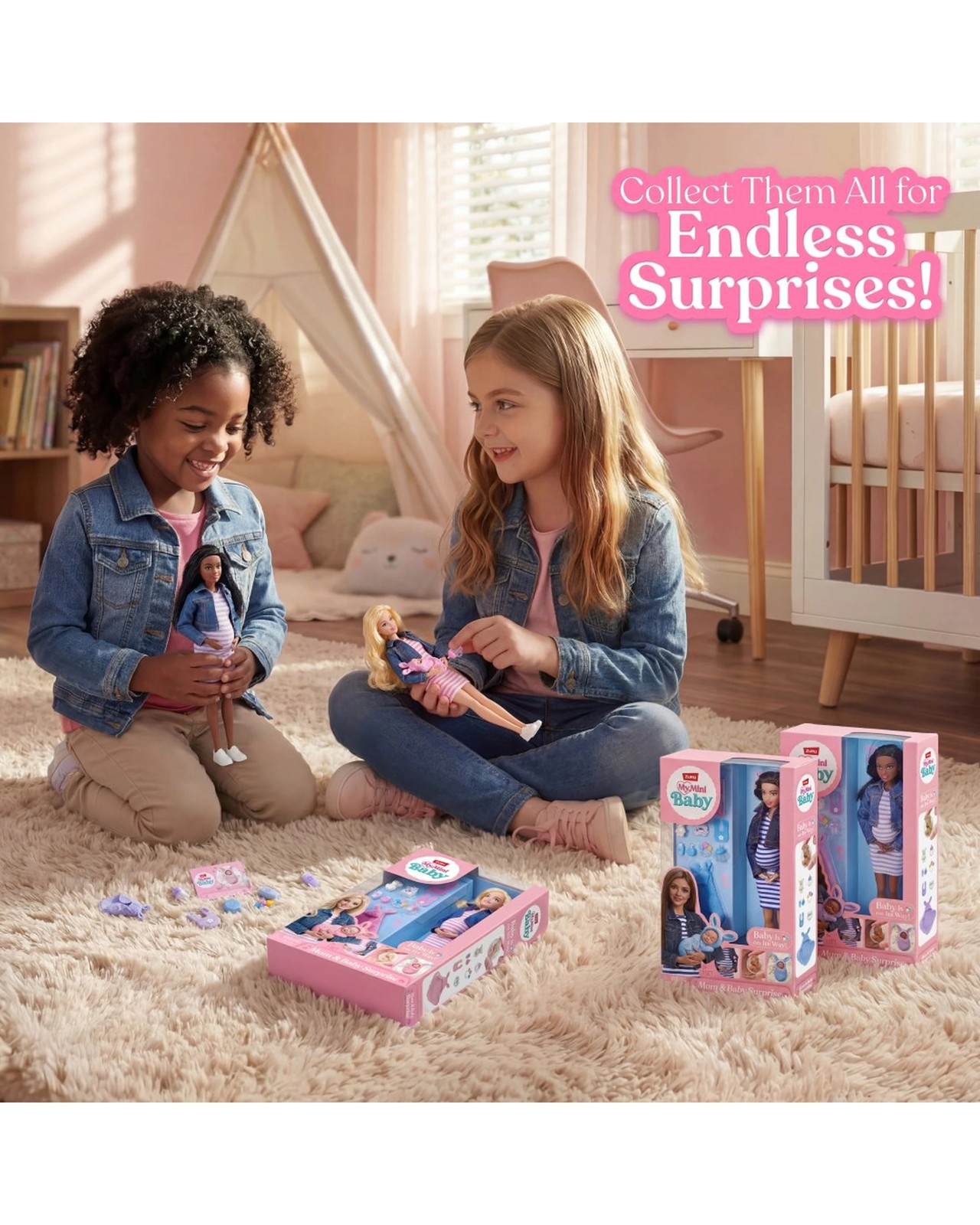 ZURU My Mini Baby Mom & Baby Surprise Doll Set - Assorted 5 of 6