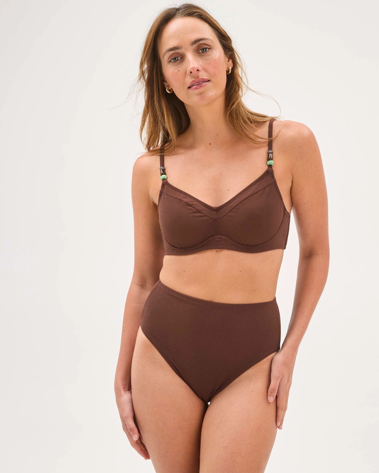 Resort Super High Towelling Swim Bikini Bottoms 4 of 5