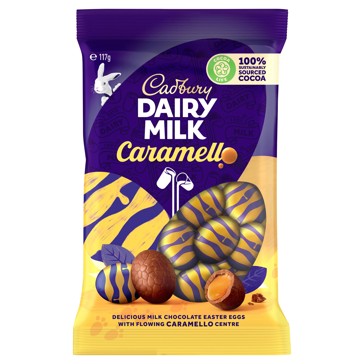 Cadbury Caramello Easter Egg Bag 117g