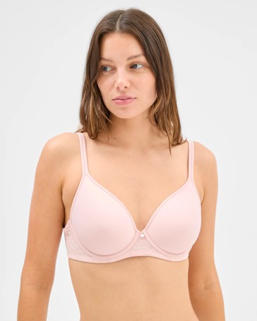 Lace Spacer T-Shirt Underwire Bra