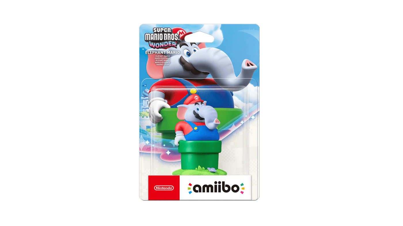 Super Mario Bros. Wonder Collection Elephant Mario Amiibo 2 of 2