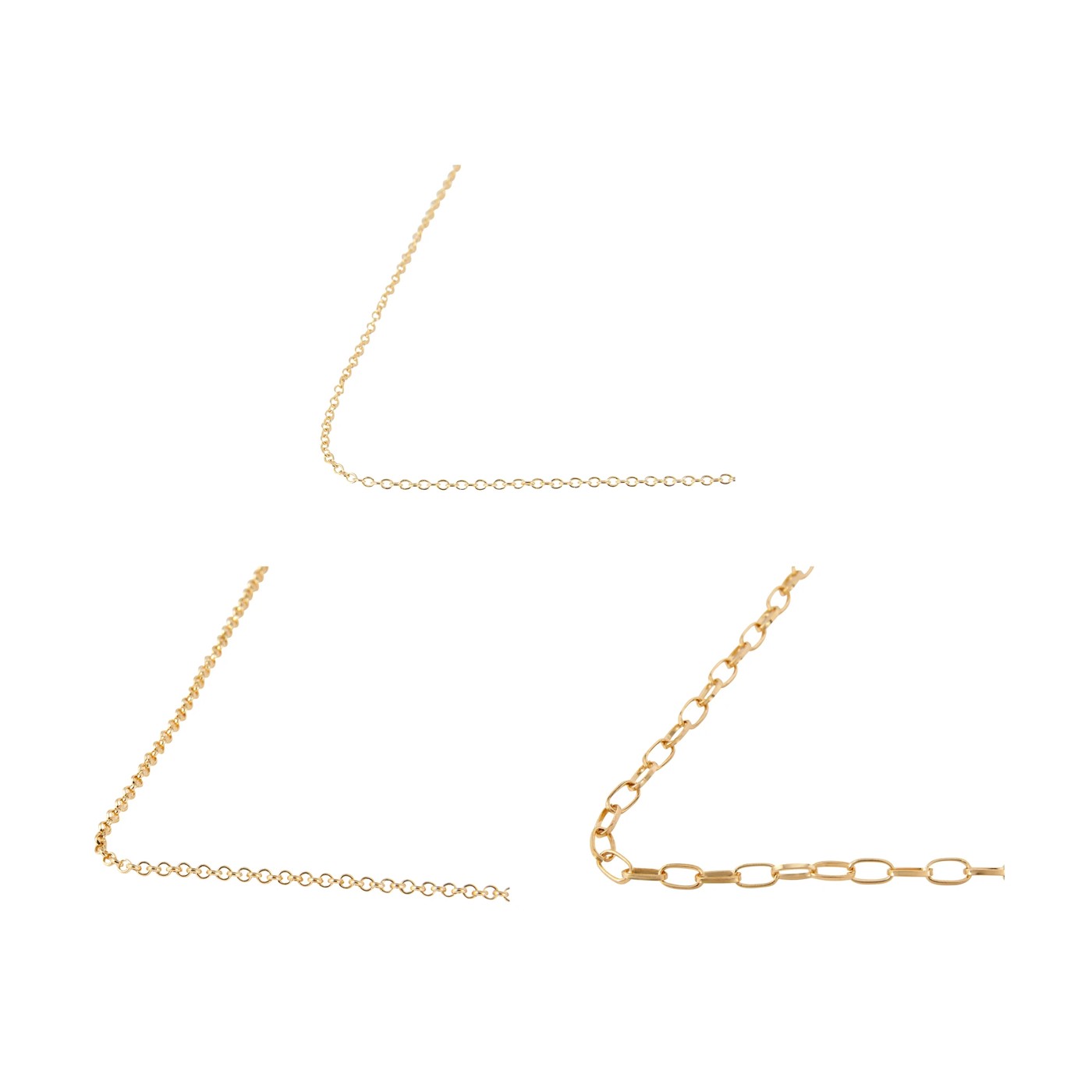 Jewellery Chain Set, Gold Look - Anko 3 of 3