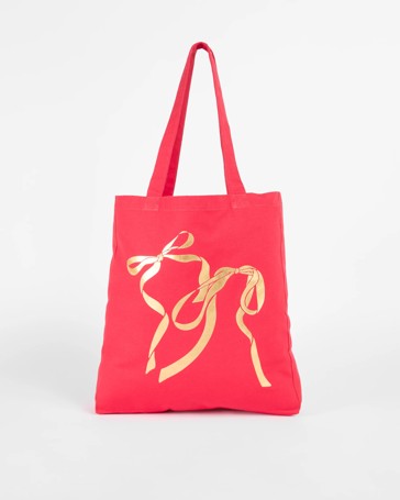 Christmas Canvas Shopper Tote Bag
