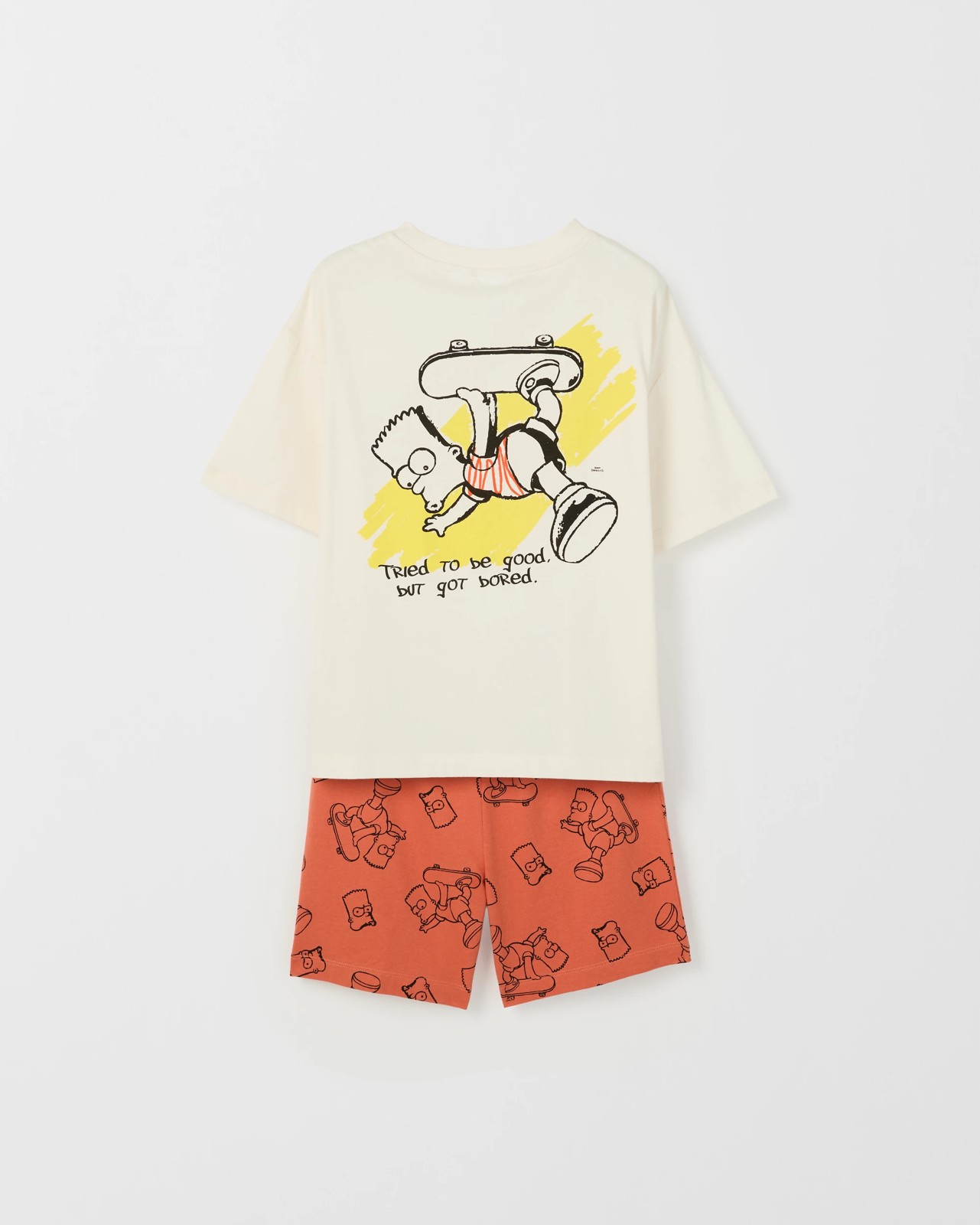 The Simpsons Australian Cotton Older Boys Oversized Knit Pyjama Set 4 of 6
