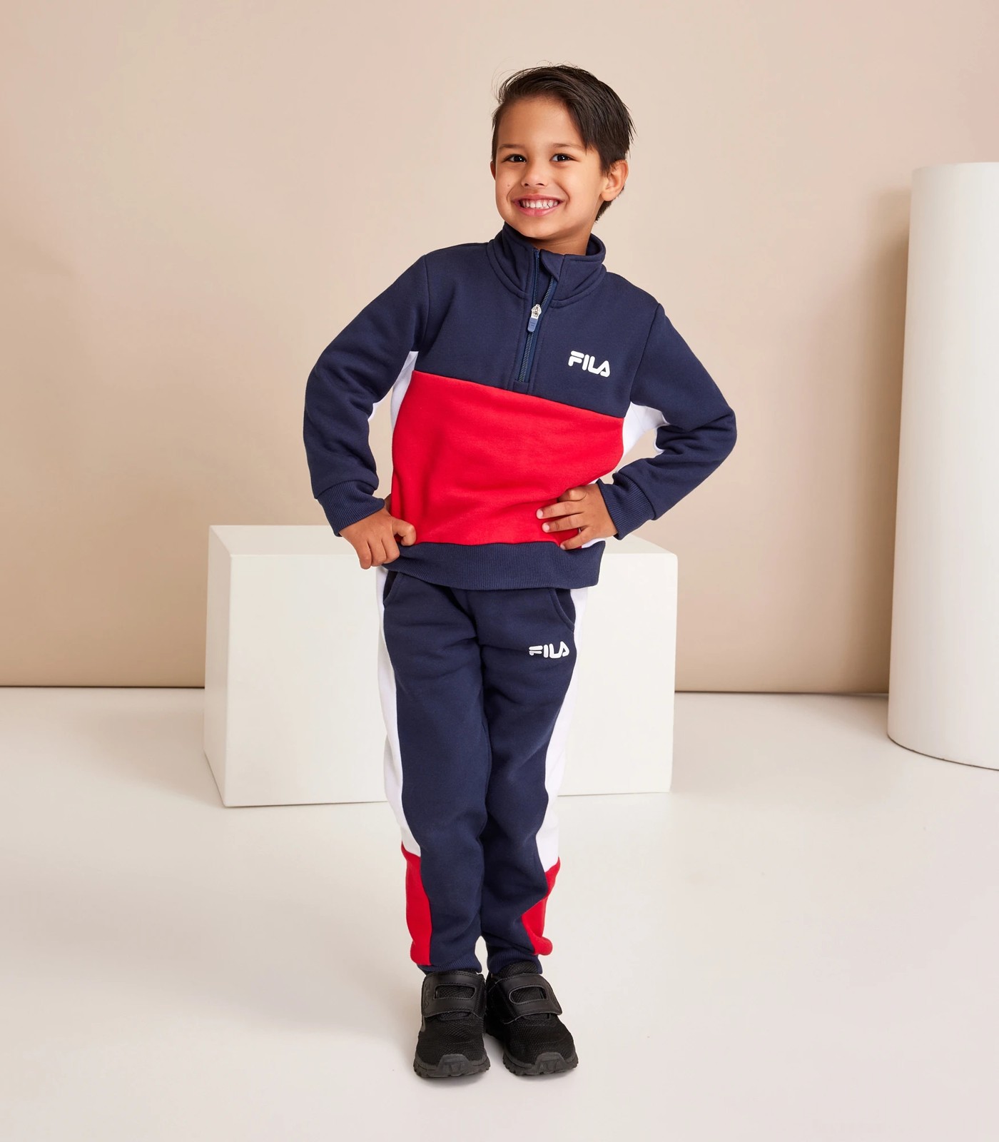 Fila Evan Spliced Qtr Zip Jumper 5 of 5