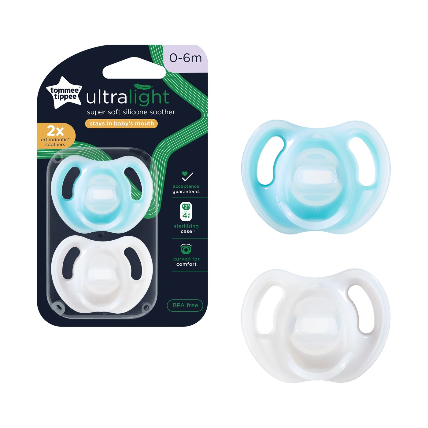 Save on Tommee Tippee Ultra Light Soft Orthodontic Silicone