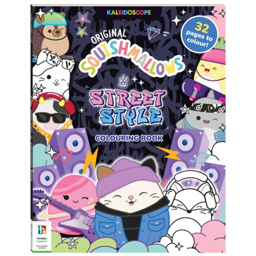 Kaleidoscope Original Squishmallows Street Style Colouring Book