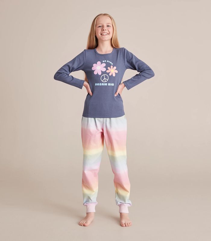 Girls Pajama Pants Set- Dream Big Loungewear