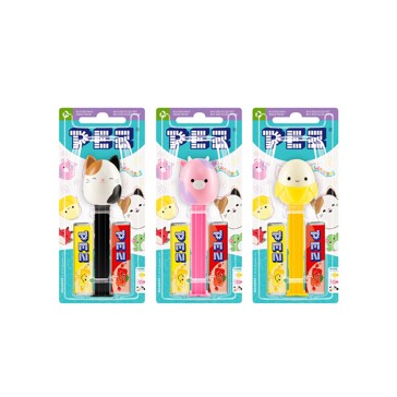 Squishmallows PEZ Dispenser Blister Pack 17g - Assorted