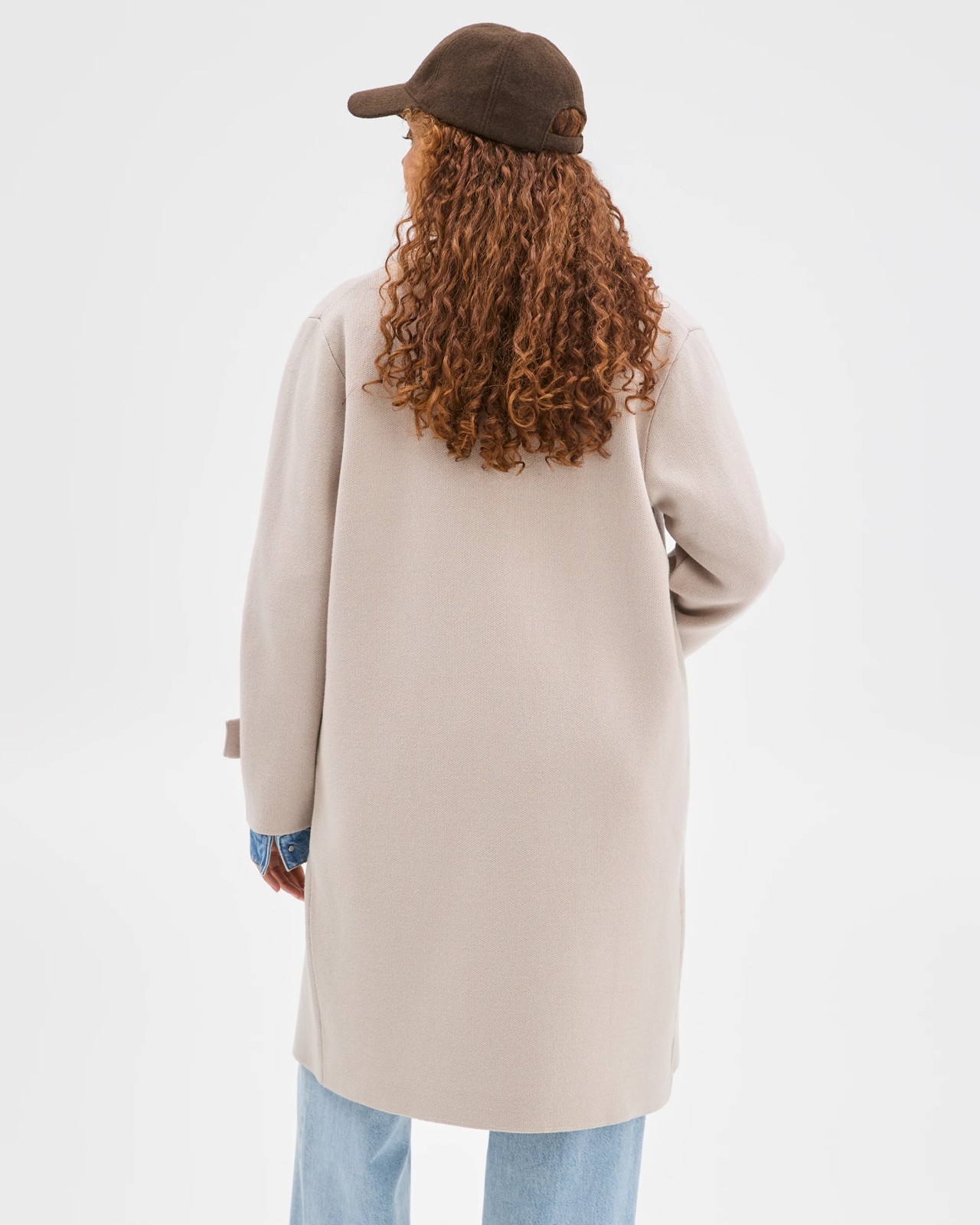 Australian Cotton Blend Knitted Trench Jacket 6 of 6