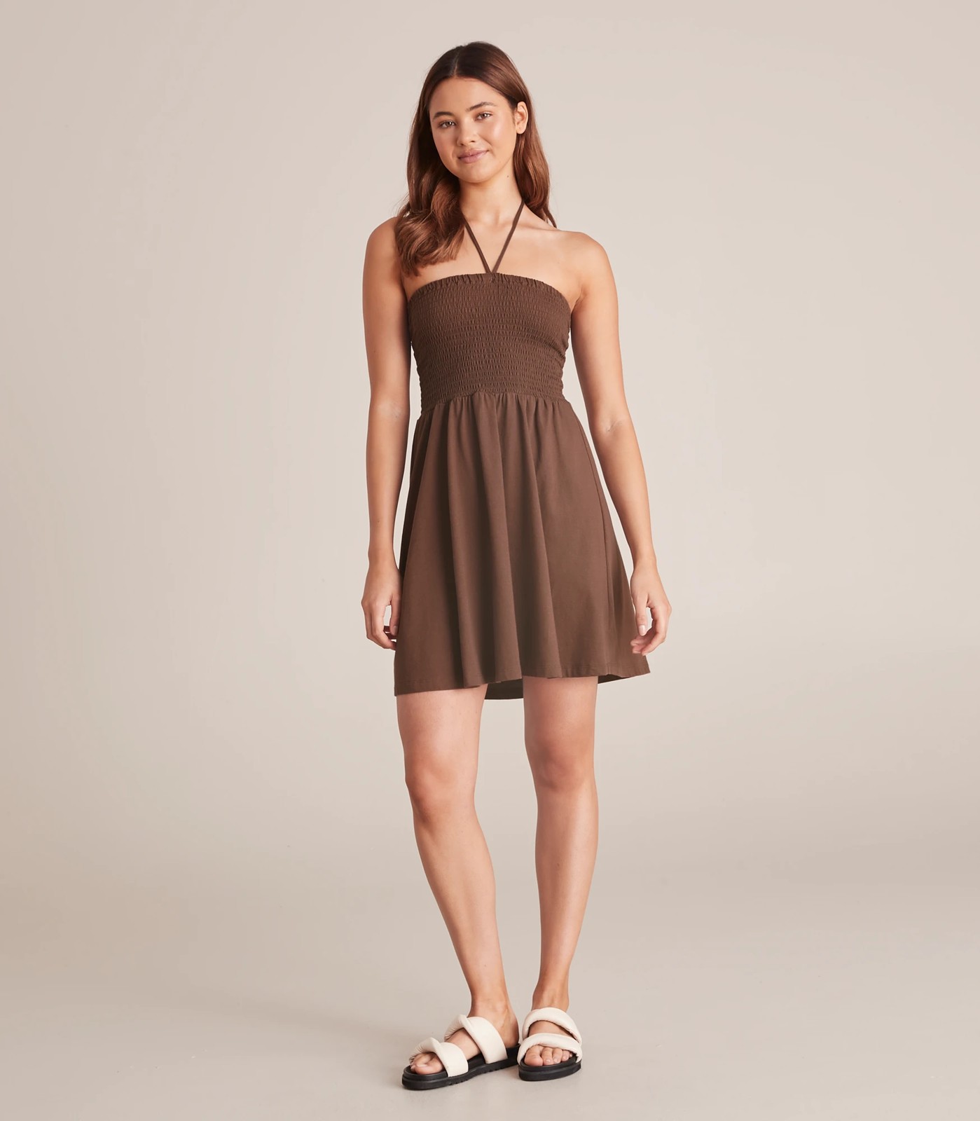 Lily Loves Shirred Bodice Mini Dress | Target Australia