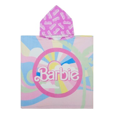 Barbie Kids Hooded Beach Towel