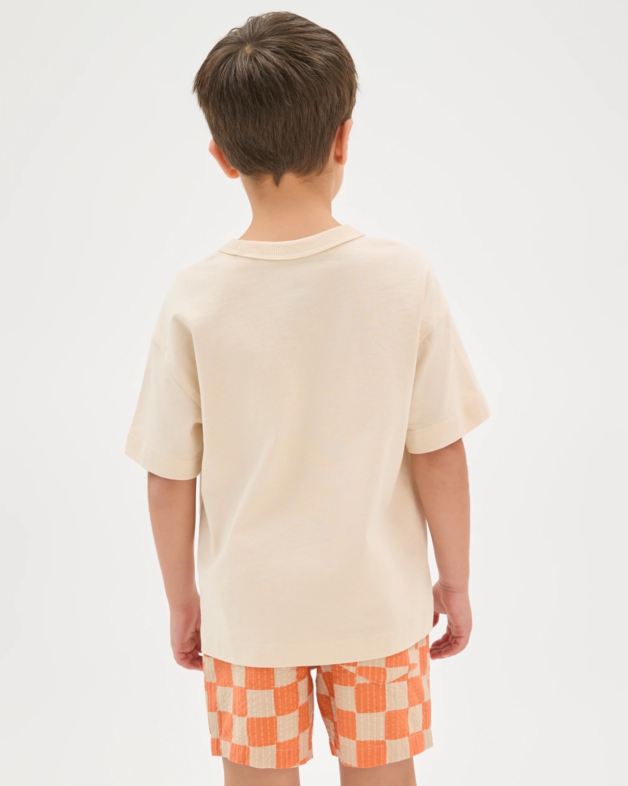 Organic Cotton Oversized T-Shirt - Cream 5 of 5