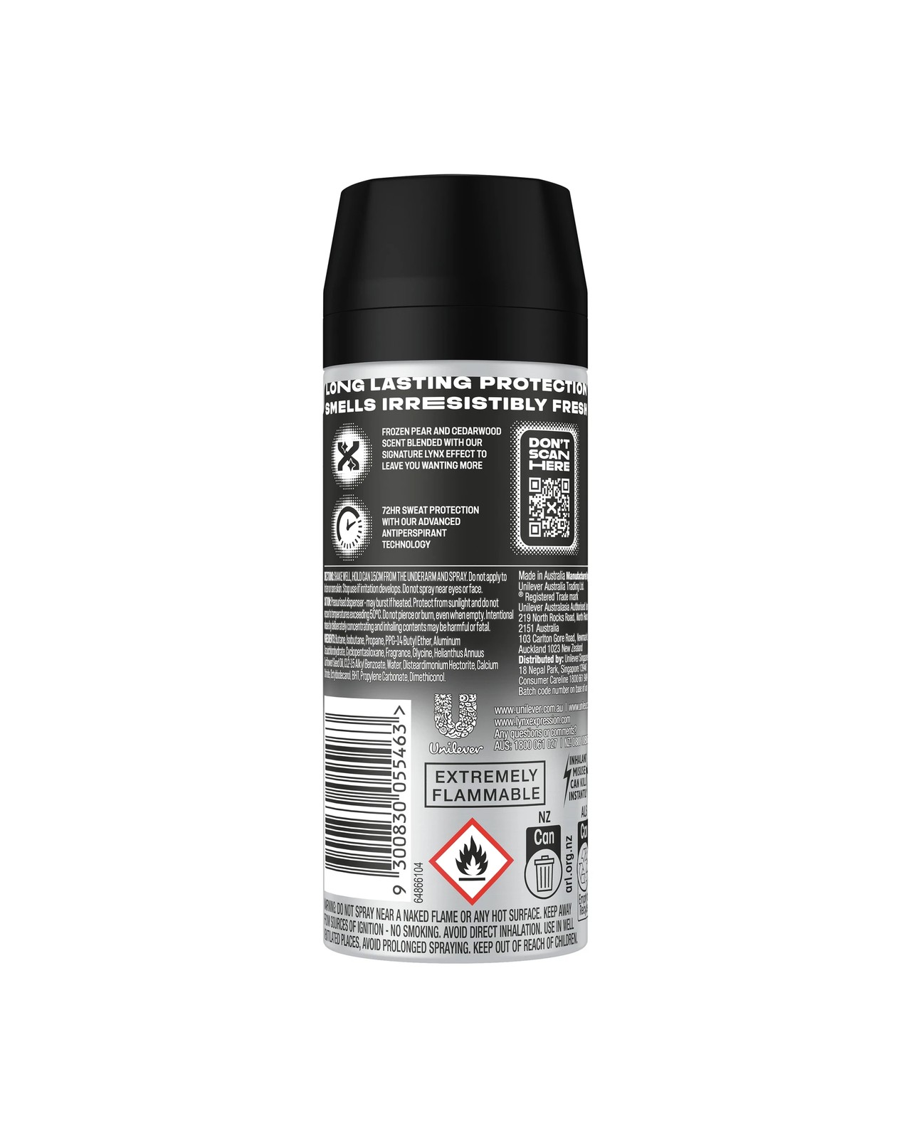 LYNX Black Antiperspirant Aerosol 2 of 6