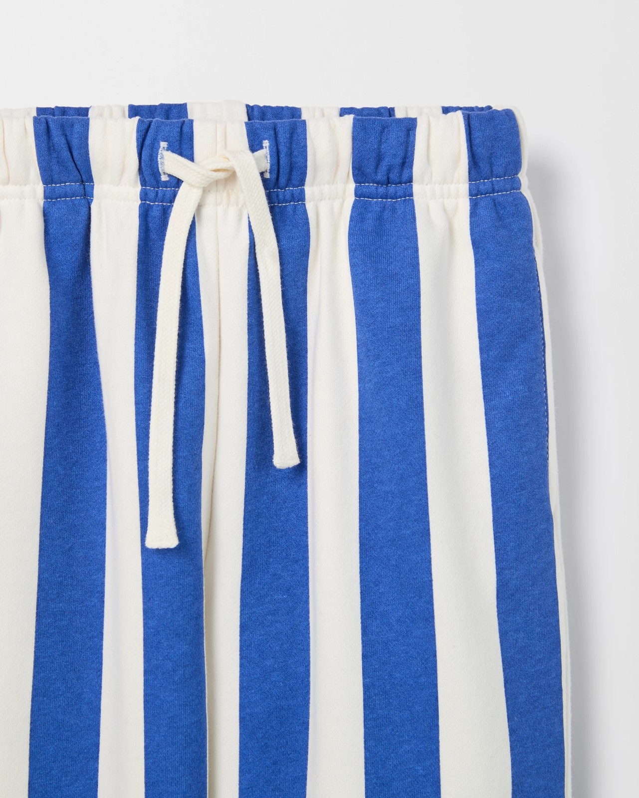 Australian Cotton Blend Vertical Stripe Trackpants - Blue 6 of 6