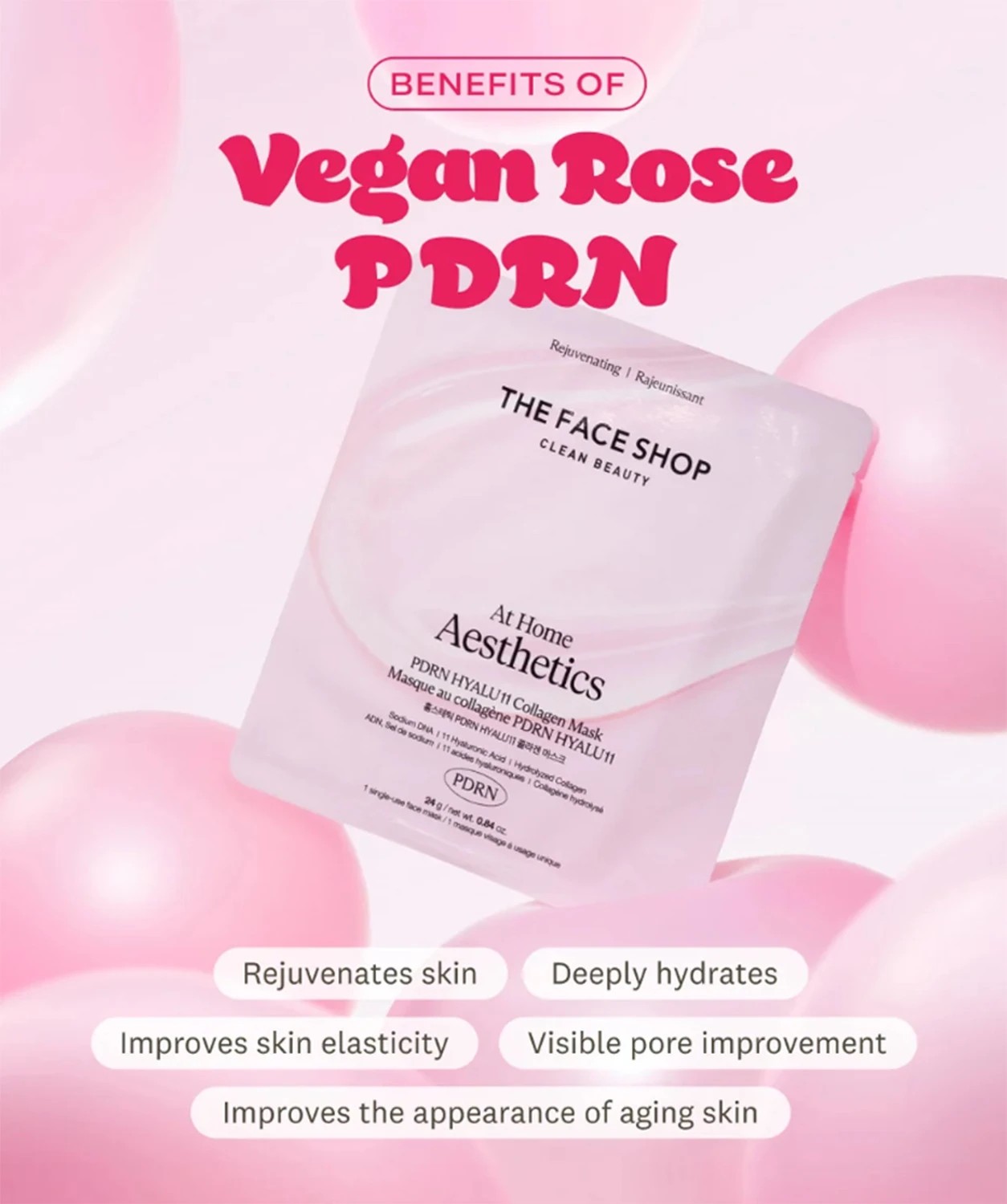 The Face Shop At Home Aesthetics PDRN Hyalu11 Collagen Mask 24g 6 of 6