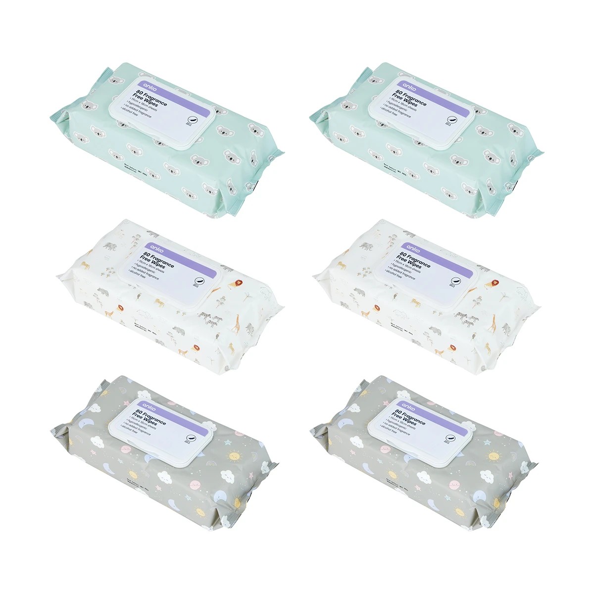 Fragrance Free Wipes, 480 Pack - Anko 3 of 5