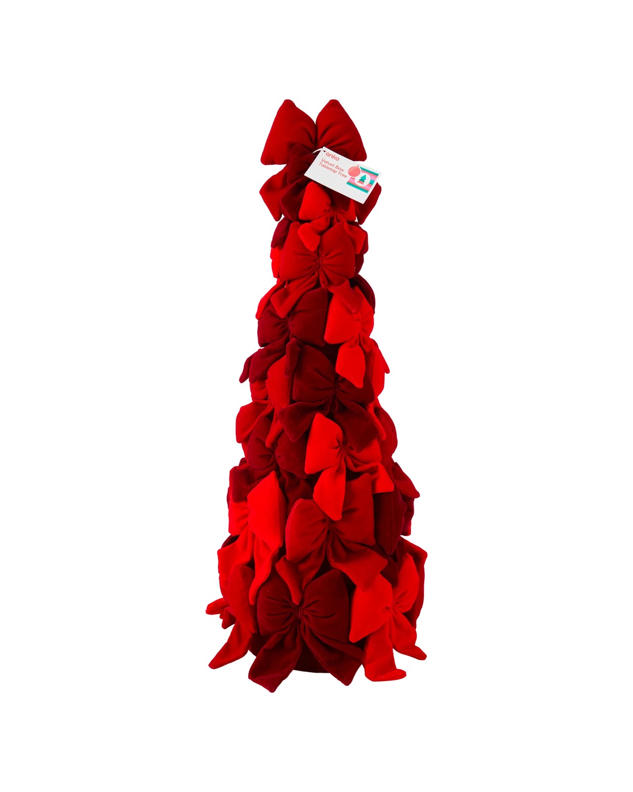 Anko Velvet Bow Tabletop Tree 5 of 5