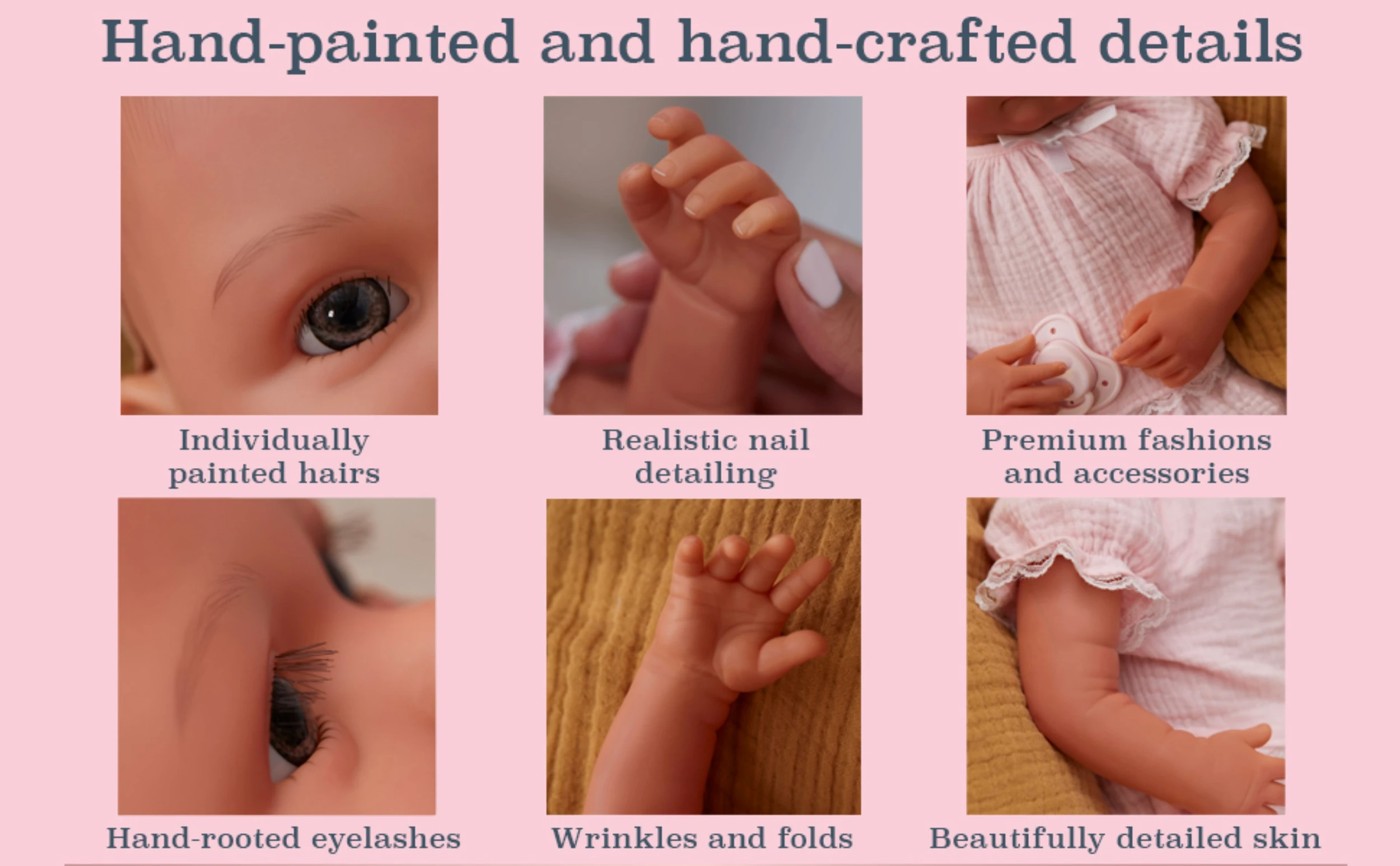BABY born Real Baby Doll Girl, Open Eyes - Assorted 4 of 5