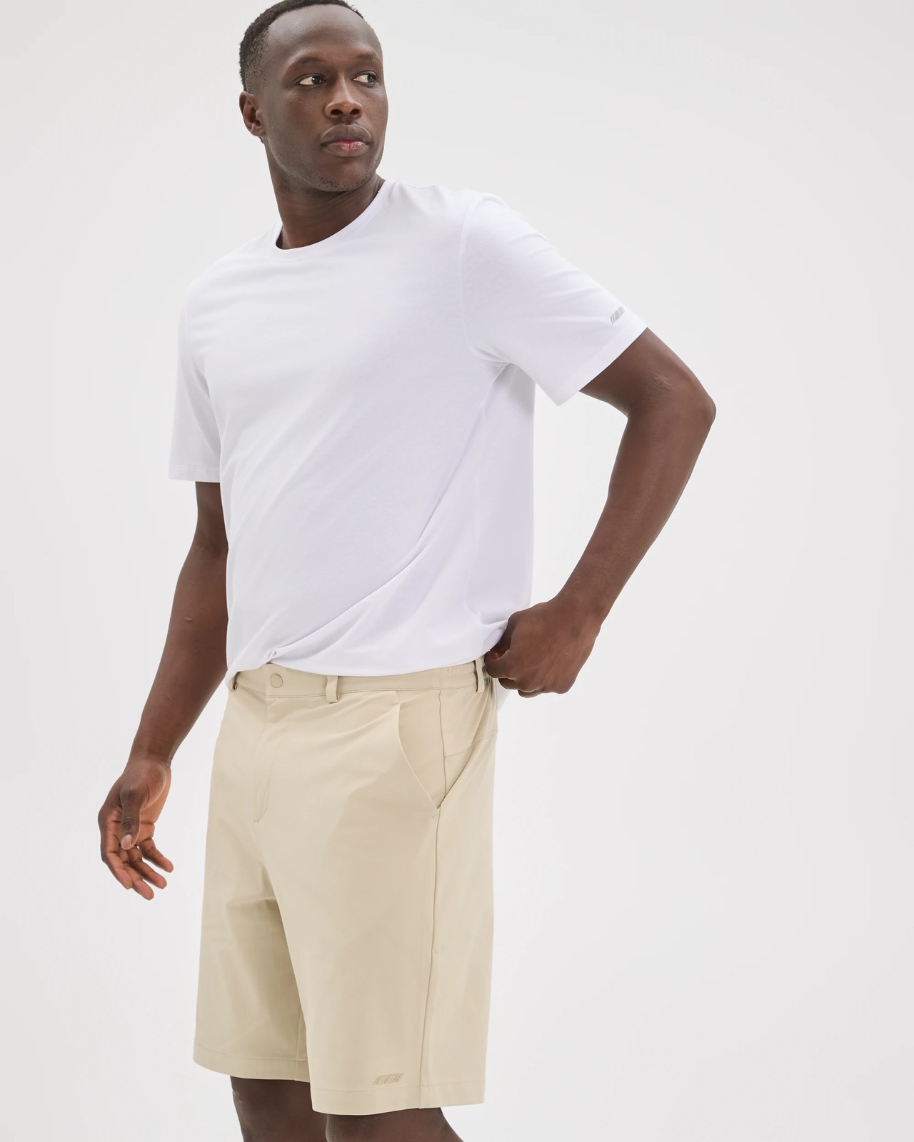Active Hybrid Stretch Chino Shorts - Agate Grey 5 of 5