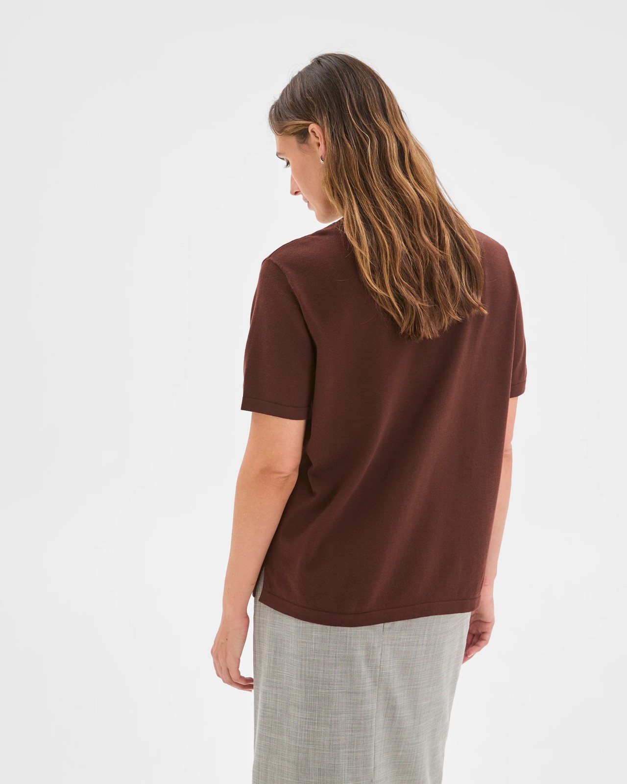 Preview Ultimate Knit Top - Dark Chocolate 6 of 6