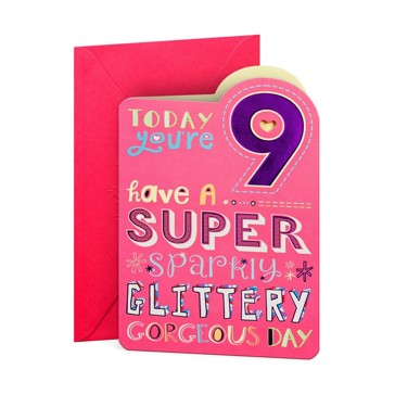 Hallmark Birthday Card - Age 9