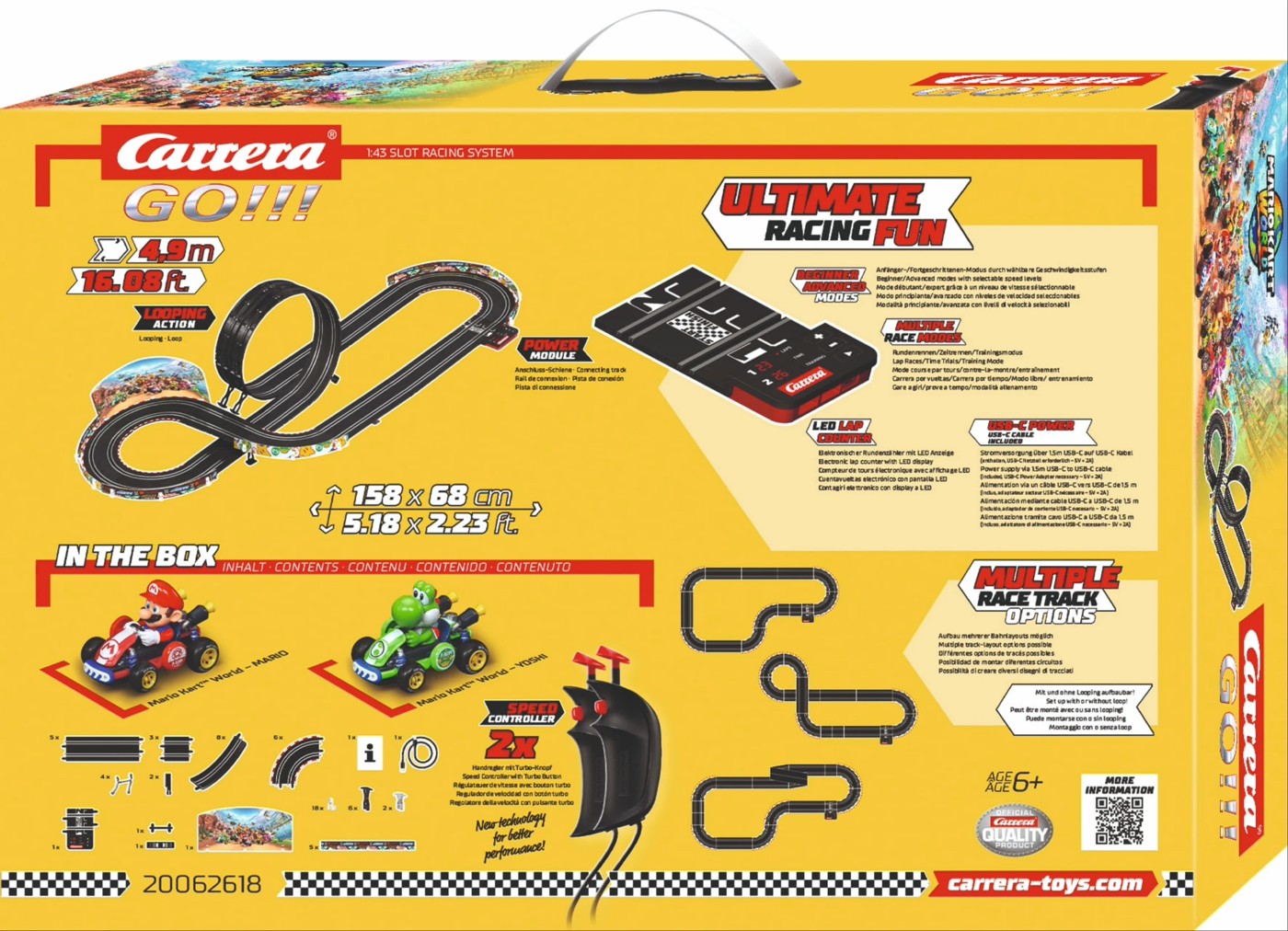 Super Mario World Kart Slot Set 2 of 6