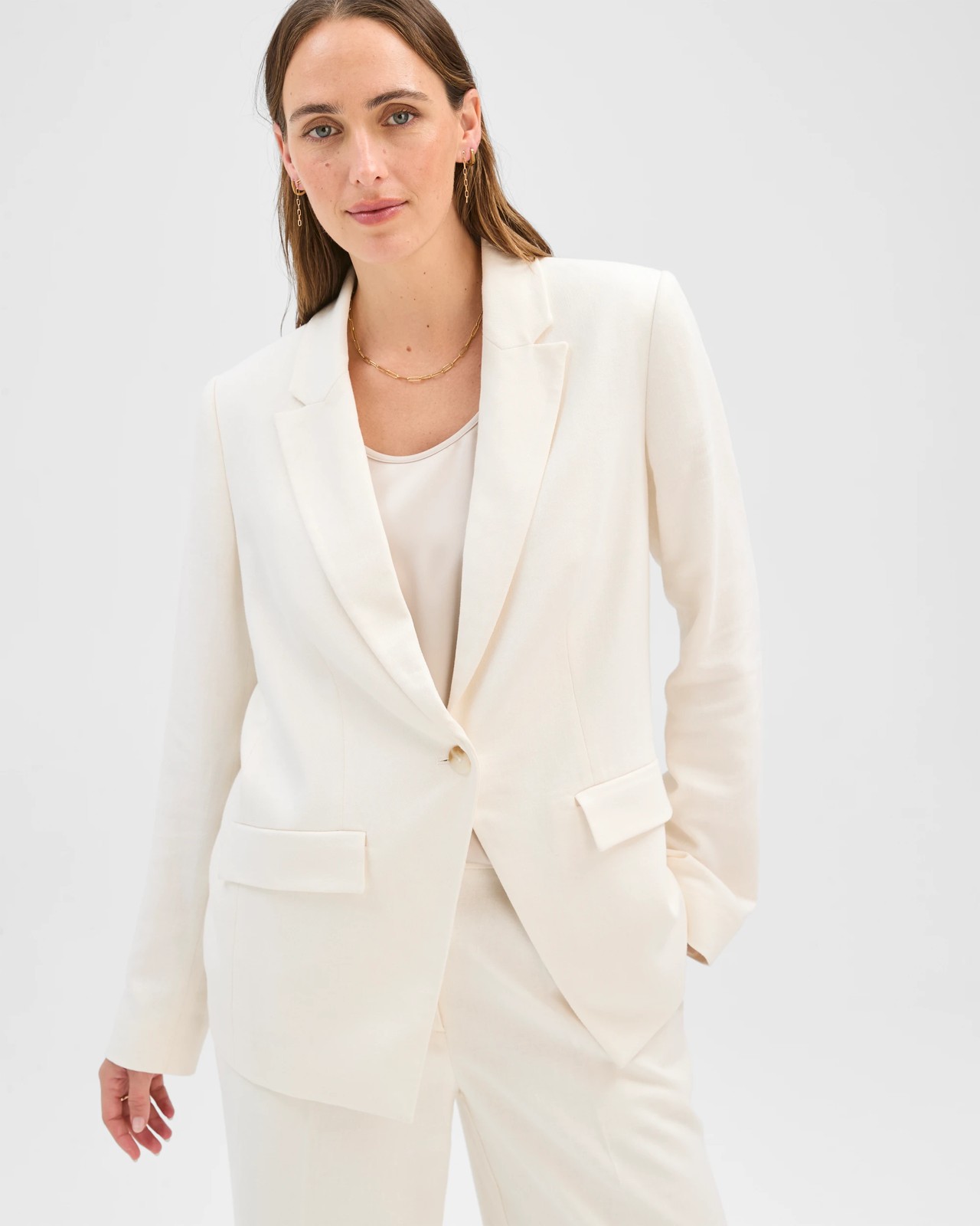 Preview Tailored Blazer  - Cloud Dancer 6 of 6