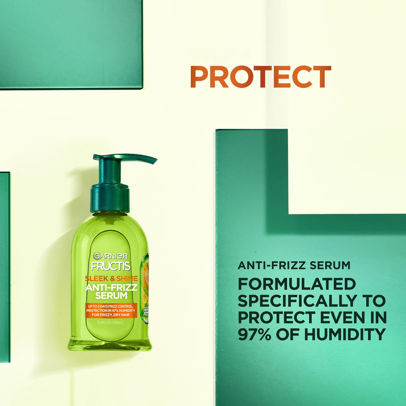 Garnier Fructis Sleek & Shine Anti-Frizz Serum 4 of 6
