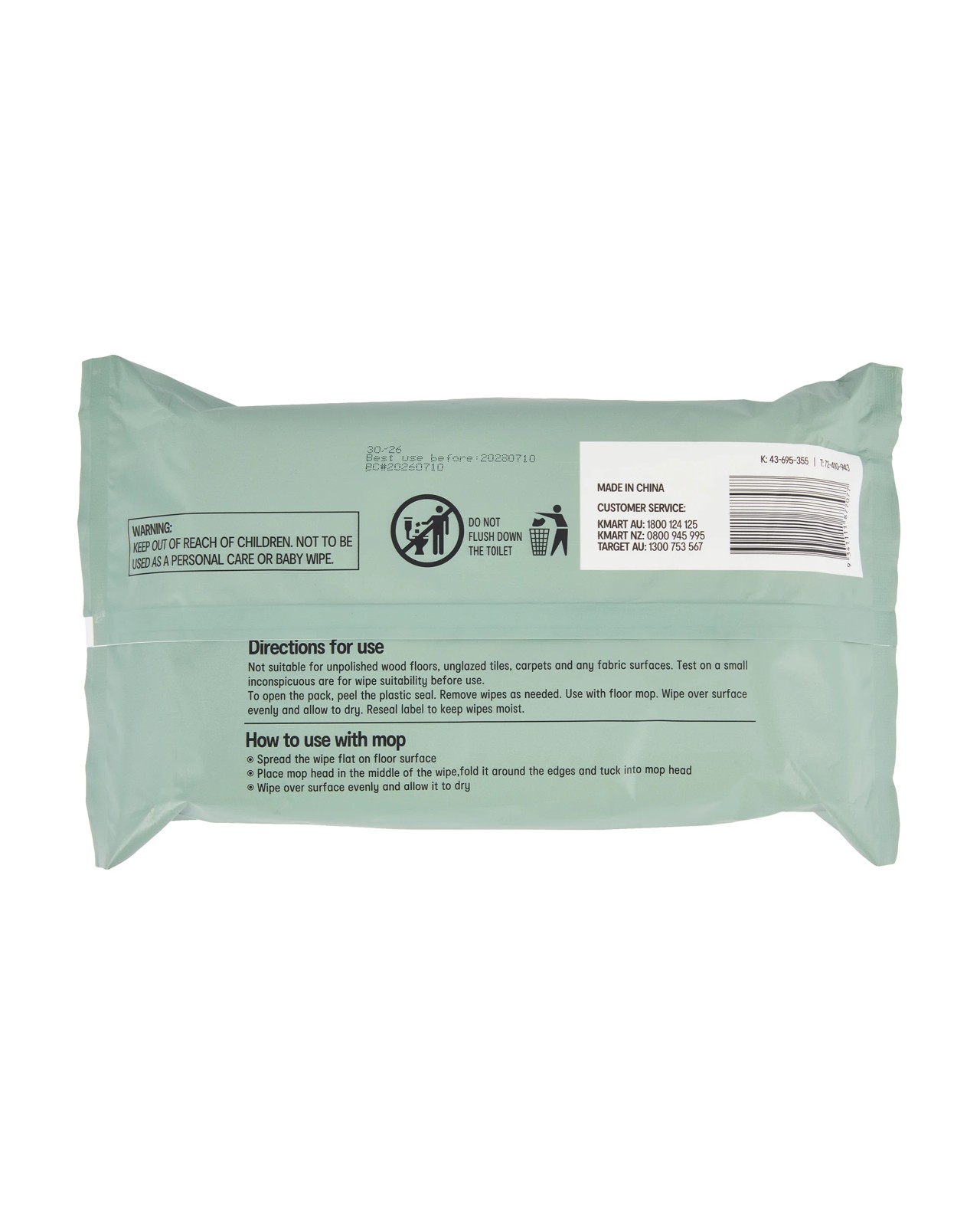 Anko 30 Pack Floor Mop System Wipes - Wet 3 of 3